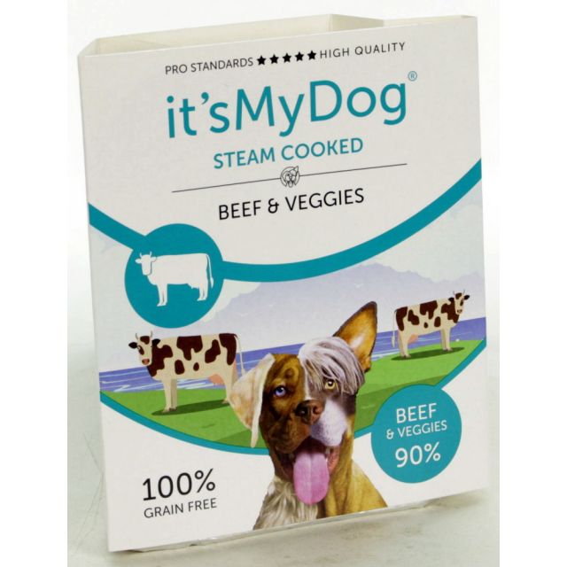 It's My Dog Steam Cooked Beef  & Veggies -395 gram