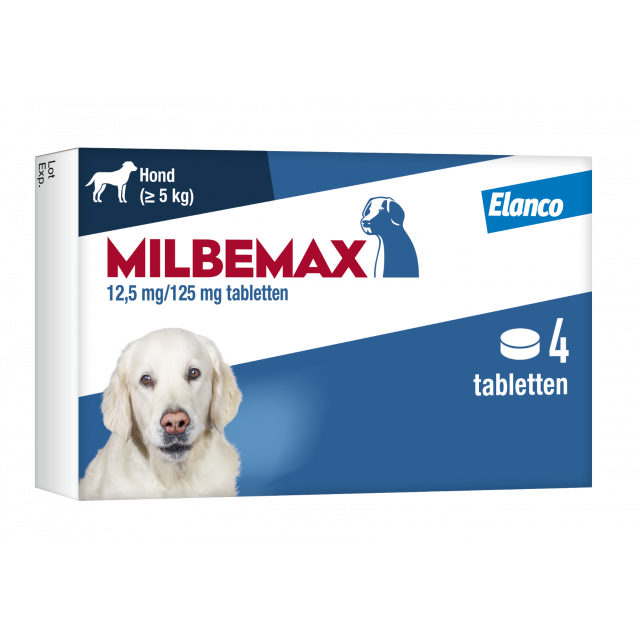 Milbemax Honden  (5-25 kg) - 4 stuks