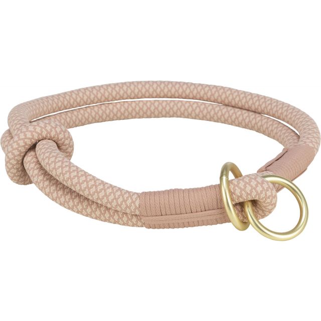 Trixie Soft Rope Half-Slip Halsband S- M  40 cm/ø 10 mm Roze/Lichtroze