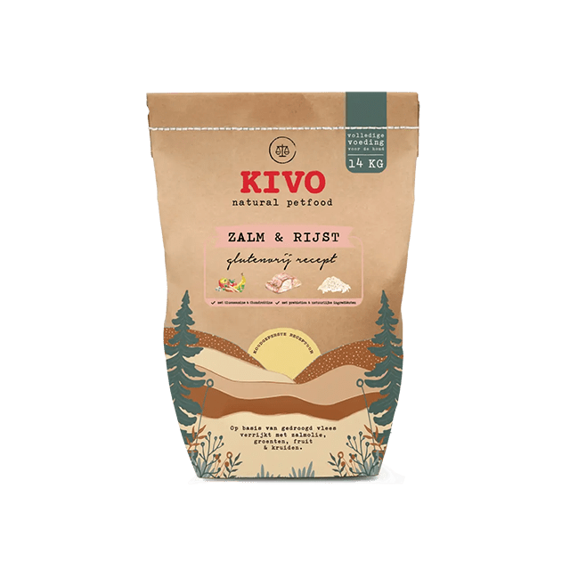 Kivo Koud Geperst Lam & Rijst - Glutenvrij -14 kg 