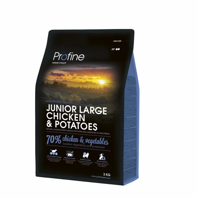 Profine Junior Large Breed Chicken & Potatoes -3 kg 