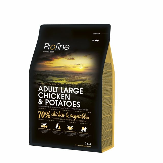 Profine Adult Large Breed Chicken & Potatoes -3 kg 