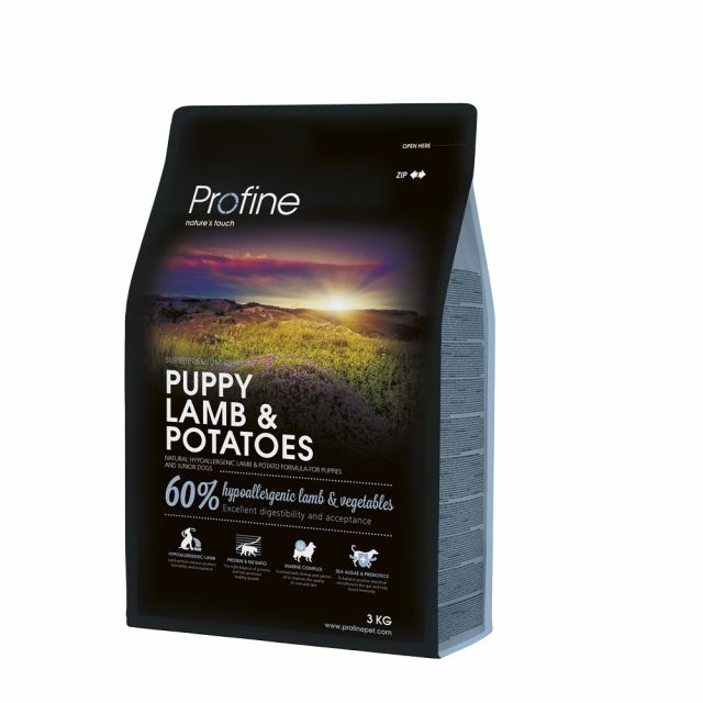 Profine Puppy Lamb & Potatoes Met 60% Lam & Groenten -3 kg 