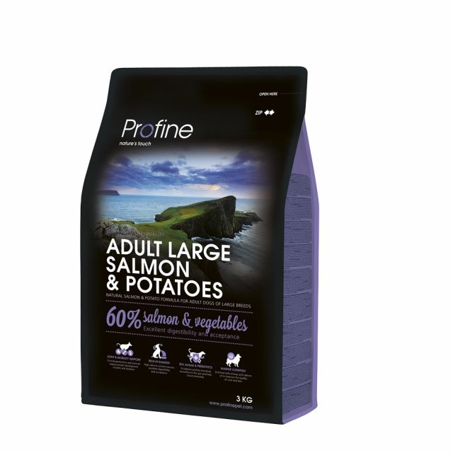 Profine Adult Large Breed Salmon & Potatoes- 3 kg 