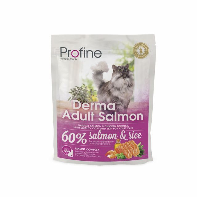 Profine Cat Derma Adult Zalm Met 60% Zalm & Rijst -300 gram