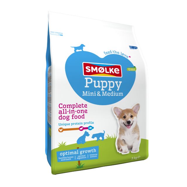 Smolke Puppy Mini/Medium Brokken -3 kg