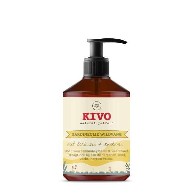 Kivo Sardineolie Met Echinacea&Kurkuma -500ml