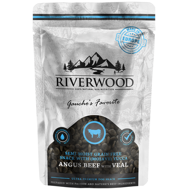 Riverwood Semi Moist snack Angus Beef & Veal -200 gram