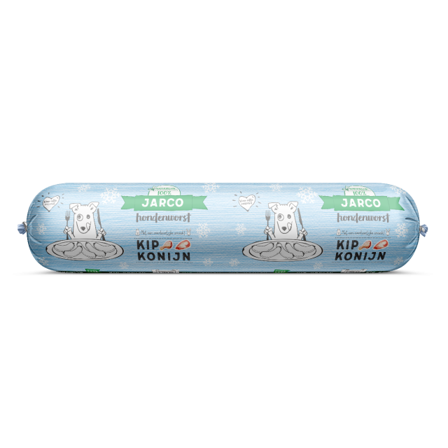 Jarco Dog Diepvriesworst Kip / Konijn-250 gram