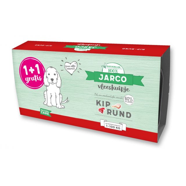 Jarco Dog Vleeskuipje Kip -Rund -2x150 gram