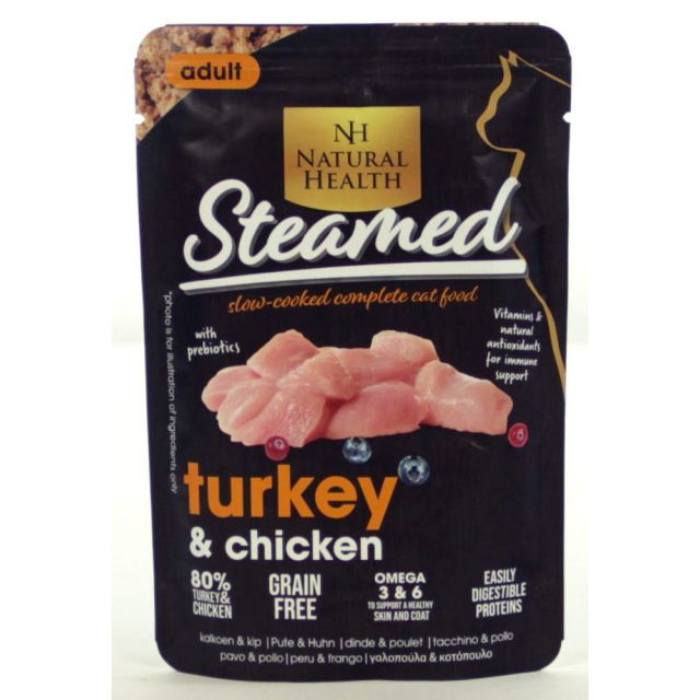 Natural Health cat Steamed Turkey -85 gram