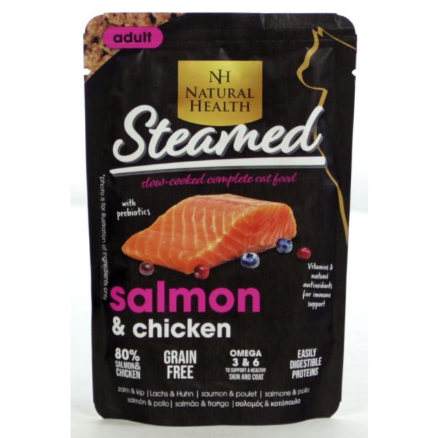 Natural Health cat Steamed Salmon -85 gram