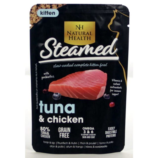 Natural Health cat Steamed Kitten Tuna -85 gram