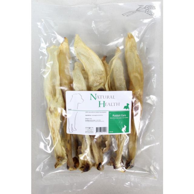Natural Health Snack Konijnenoren -100 gram