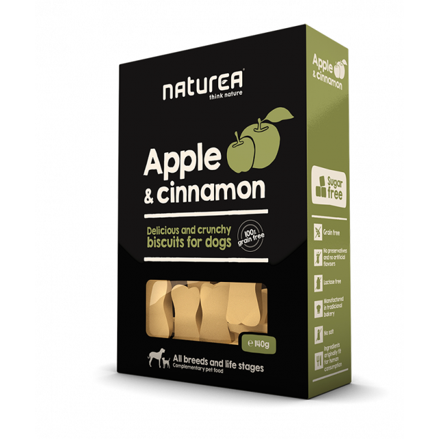 Naturea Biscuits Apple & Cinnamon -140 gr.