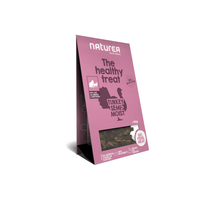 Naturea Cat treats Turkey Semi-Moist -100 gram