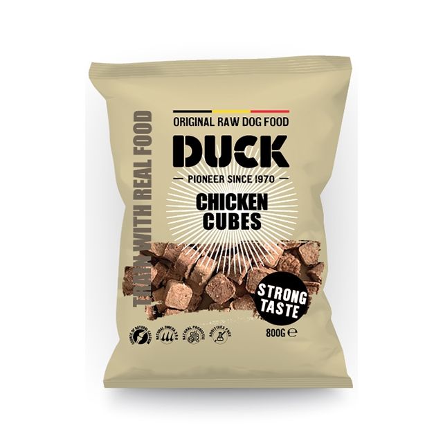 Duck Cubes Kip -800 gram