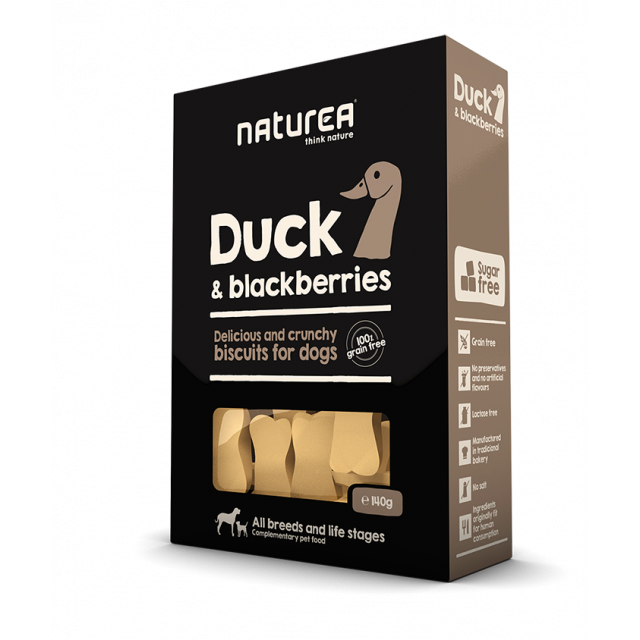 Naturea Biscuits Duck Blackberries-140 gr