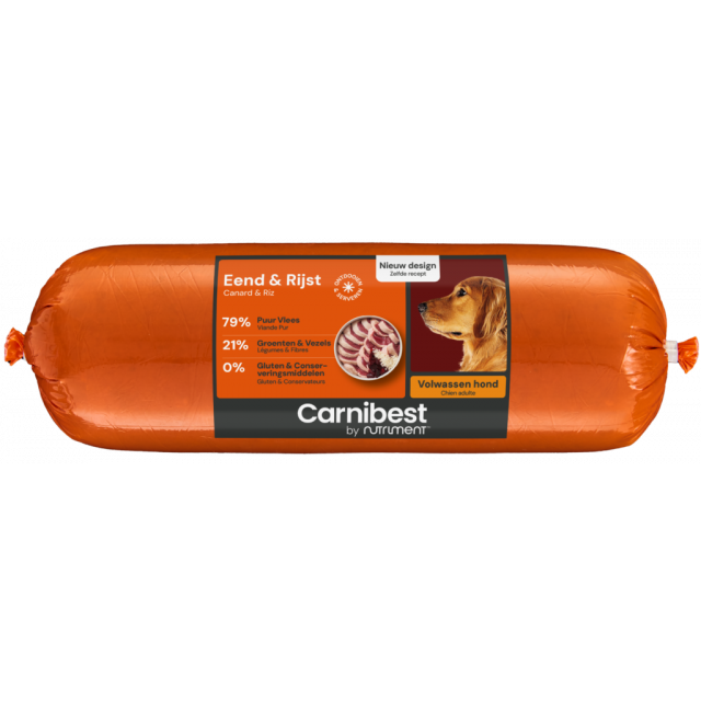 Carnibest Dog Eend & Rijst - 1 kg