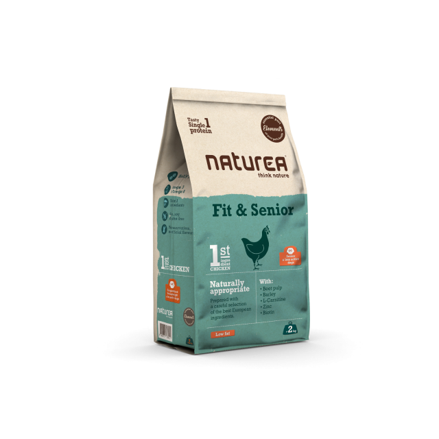 Naturea Elements Fit & Senior -2 kg   + 2 blikken GRATIS