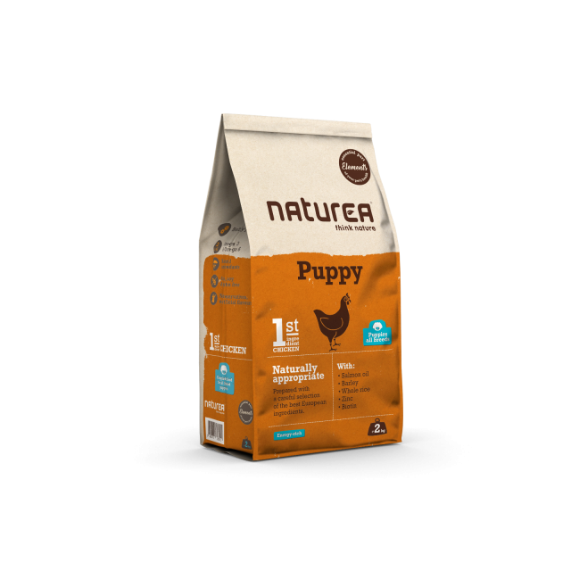 Naturea Elements Puppy Chicken -2 kg  + 2 blikken GRATIS