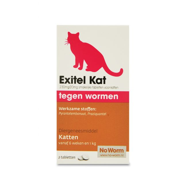 No Worm Exitel Kat -2 tbl 