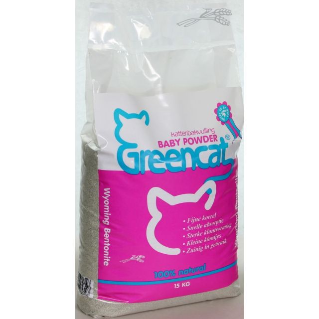 Greencat met Babypoeder - 15 kg