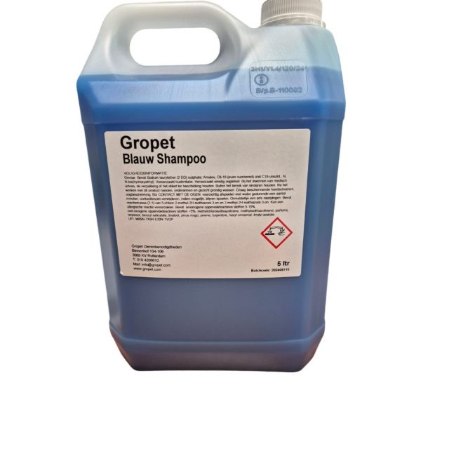 Gropet Blauw Shampoo - 5 liter  