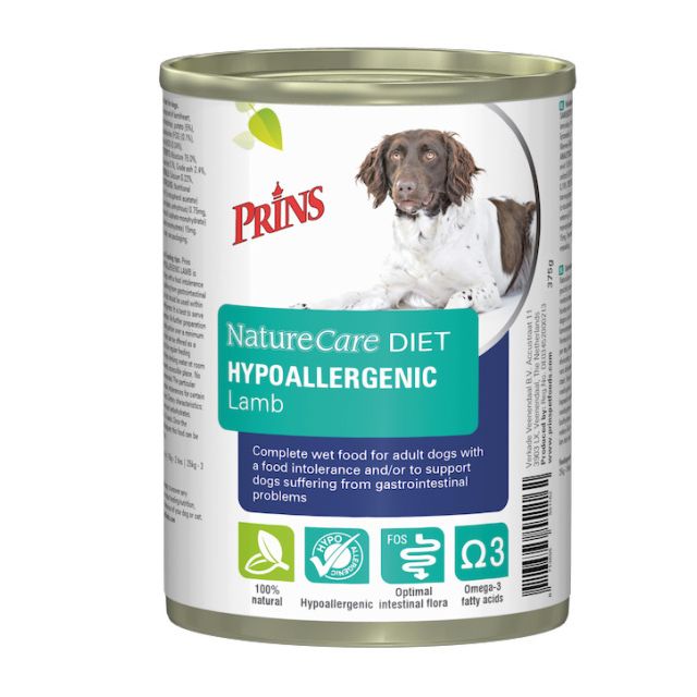 Prins Dieetvoeding Naturecare Dog Hypoallergenic Lamb - 375 gram gr 