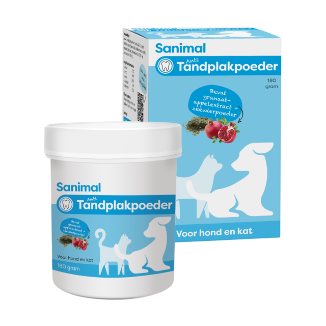 Sanimal Anti-Tandplak poeder -180 gram