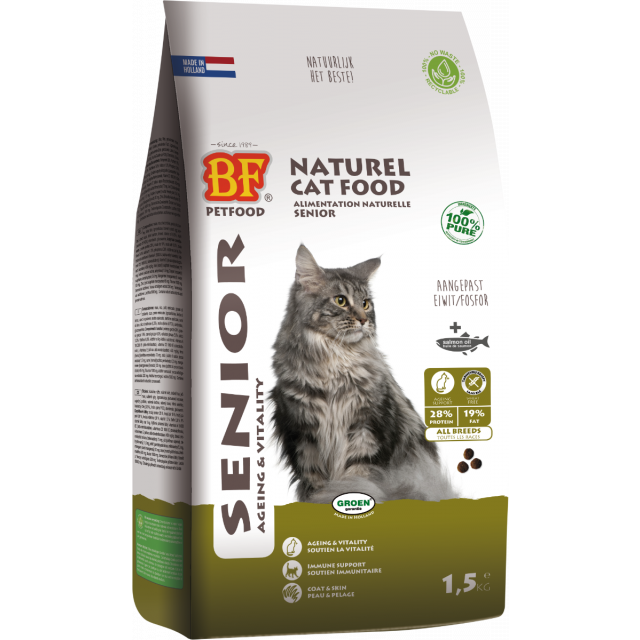 Biofood Cat Senior Ageing & Souplesse - 1,5 kg