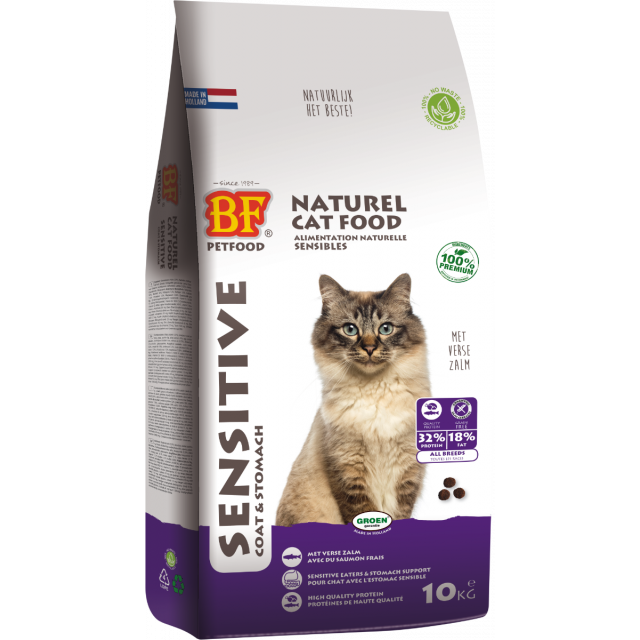 Biofood Cat Sensitive Coat & Stomach - 10 kg 