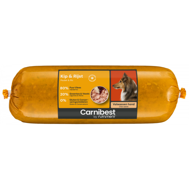 Carnibest Dog Kip & Rijst - 500 gram