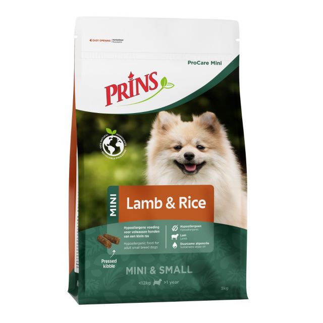 Prins Procare Mini Lamb & Rice Hypoallergenic - 15 kg  (Unizak)