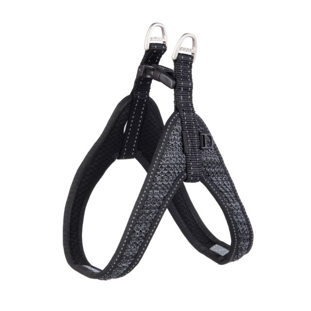 Rogz Utility Fast Fit Tuig Black Reflective Medium