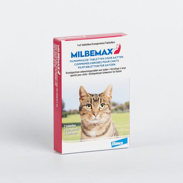 Milbemax Katten (vanaf 2 kg)-2 tabletten