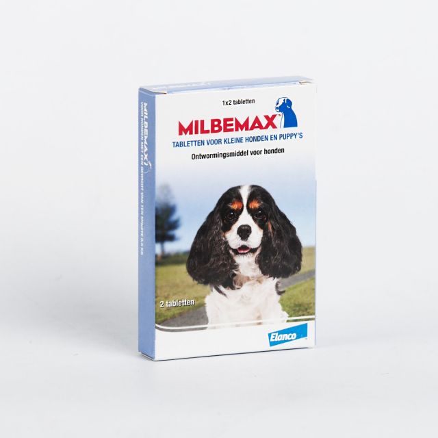 Milbemax Kleine Hond en Puppy (1-5kg) -2 tabletten   