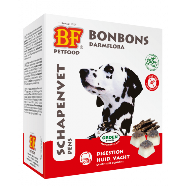 Biofood Schapenvet Maxi Bonbons Pens - 40 stuks 