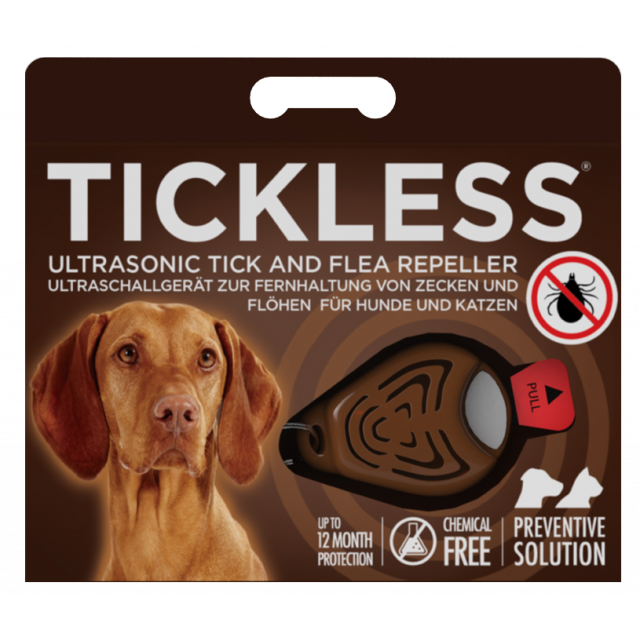 Tickless Teek En Vlo Afweer Hond & Kat Bruin
