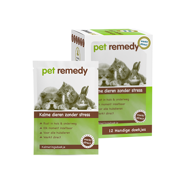 Pet remedy Kalmerende Doekjes -12 stuks