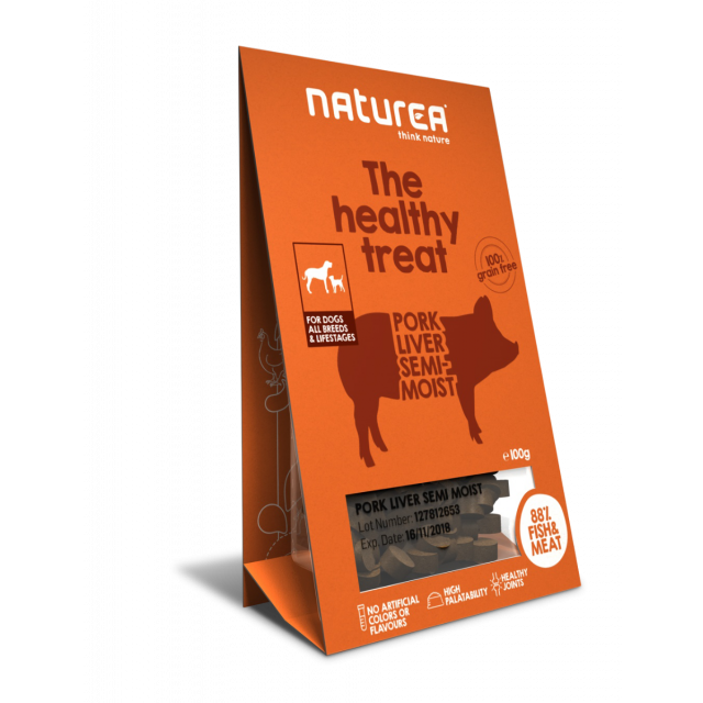 Naturea Dog Treats Pork Liver Semi-Moist -100 gram