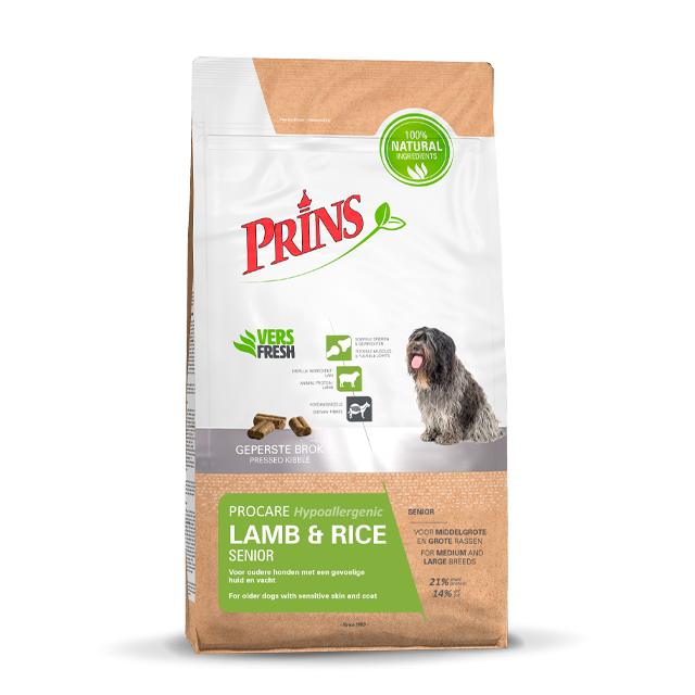 Prins Procare Senior Lamb & Rice Hypoallergic 15 kg