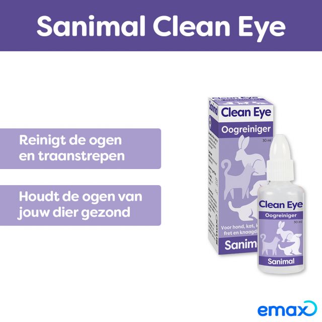 Sanimal Clean Eye Oogreiniger - 30 ml