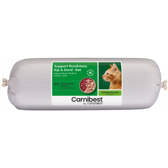 Carnibest Kat Support Rundvlees, Kip & Eend  - 500 gram