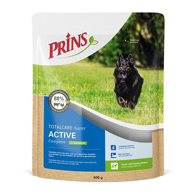 Prins Totalcare Hond Schijfjes Super Active Complete - 600 gram  OP=OP