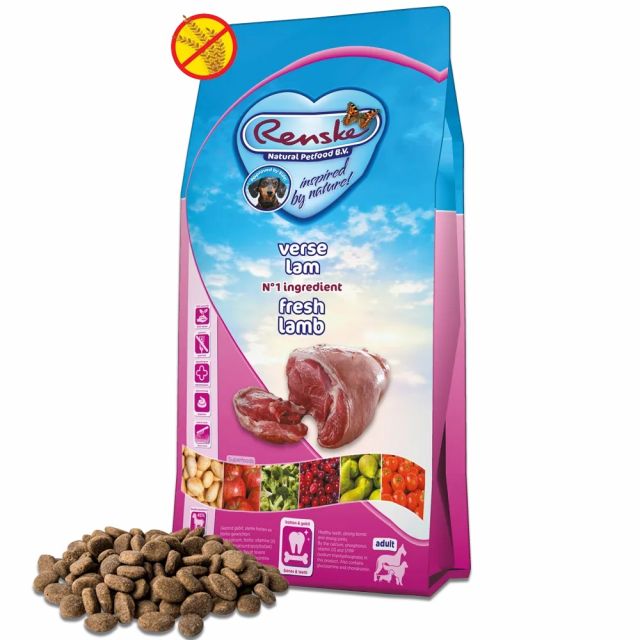 Renske Super Premium droog Hond Adult Lam Graanvrij - 2 kg  OP=OP