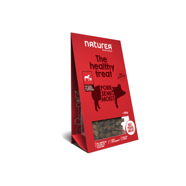 Naturea Dog Treats Pork Semi-Moist -100 gram