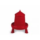 Tijssen Voersilo Plastic Rood Op Voet -4 kg 