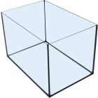 Aquarium met Zwarte Kit - 30x20x20 cm