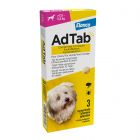 AdTab Kauwtablet voor Honden (2.5-5.5 kg) -3 tabletten 